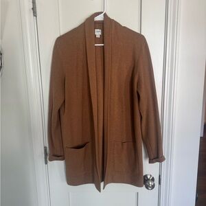 J. Crew Women's Tan Open Front Blazer